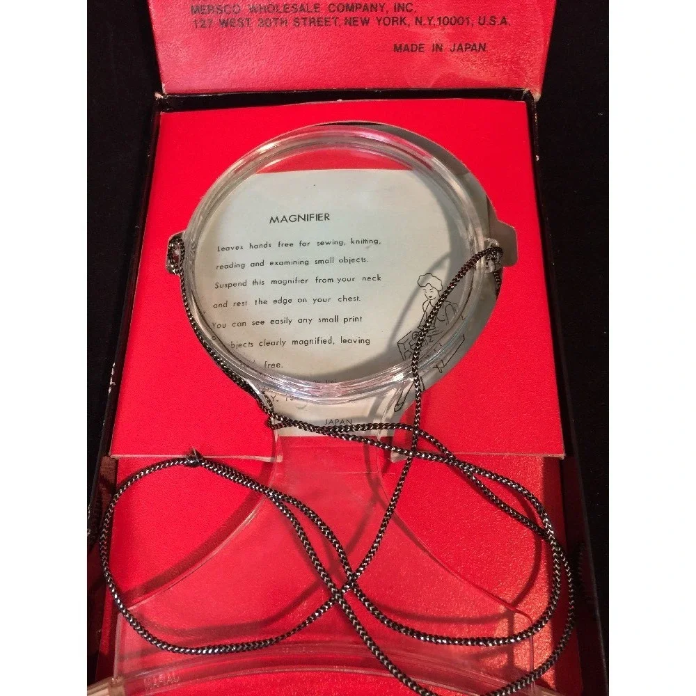 VINTAGE Magnifying Viewer Over The Neck Hands Free Magnifier